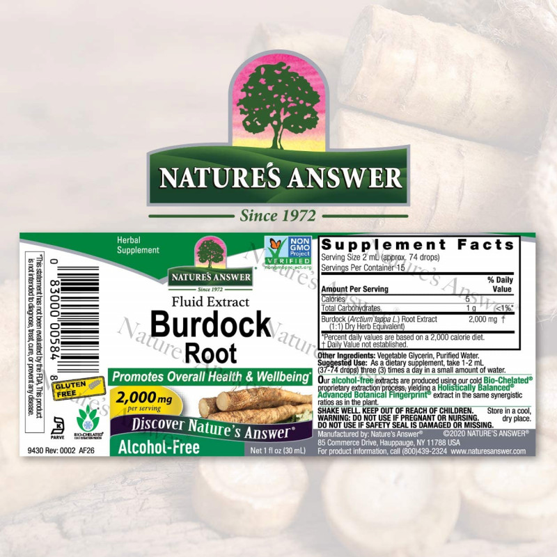 Nature S Answer Burdock Root