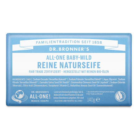 2 New Dr. Bronner's Hemp Rose Pure Castile Bar Soap