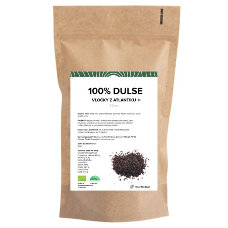 BIO Dulse 100g flakes 3-5mm (Palmaria palmata), NutriMedium - 1