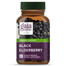 Black Elderberry 60, Gaia Herbs - 1