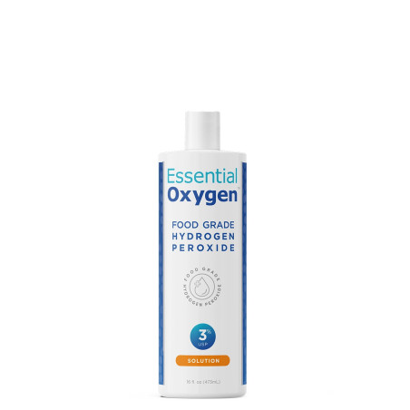 Food Grade Hydrogen Peroxide 473ml, Essential Oxygen - 1